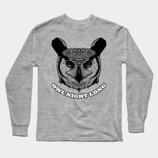 Owl Night Long Long Sleeve T-Shirt